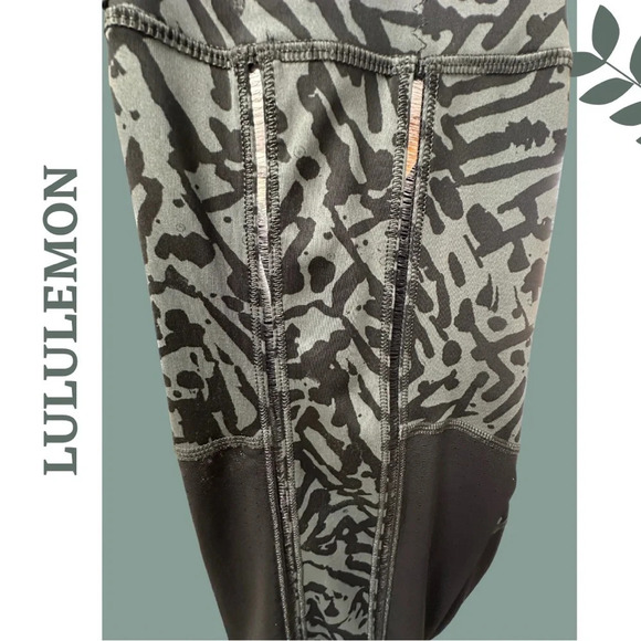 Lululemon Hot to Street Legging Animal Print Mesh Inlay Grey Black
Size 10 - Picture 7 of 8